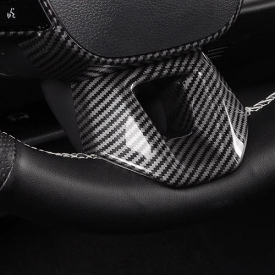 Carbon Fiber Steering Wheel Decor Frame Trim 2PCS For Toyota Camry 2025