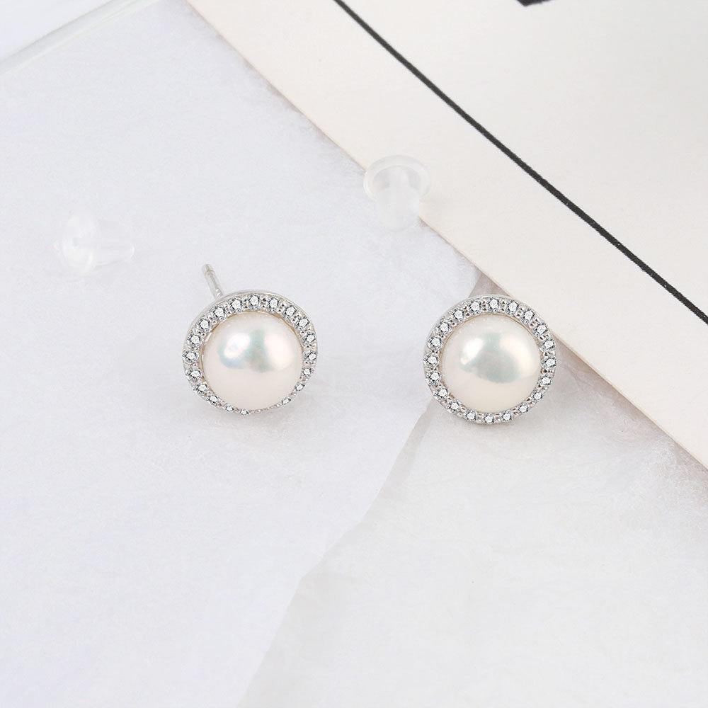 Tancise 925 Sterling Silver Zircon Earrings Drop Earrings For Women Wedding Party Gifts