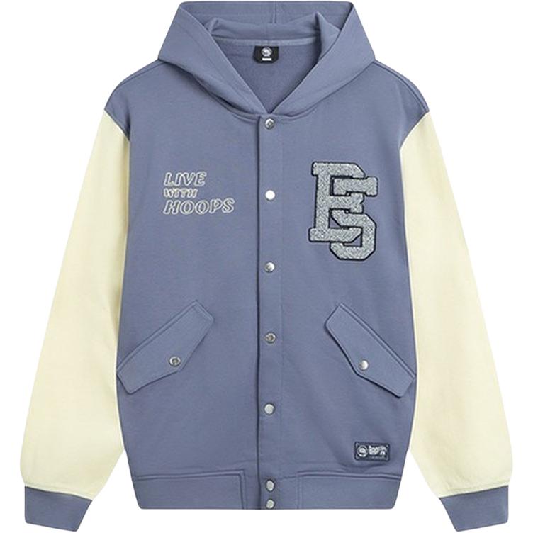 Li Ning Letter Color Block Loose Comfortable Versatile Casual Simple Jacket Men Jacket AWDV321-2