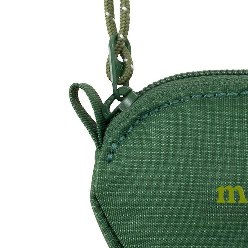 MONTBELL Lightweight Zip Design Nylon Coin Purse Unisex Couple Green