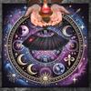 Sun Moon Pattern Astrology Tablecloth Altars Cloth Square Divinations Card Table Cloth Witchcrafts Deck Cloth