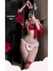 “Pure & Sexy Christmas Bunny Temptation Lingerie Set: Quick-Release Battle Robe”