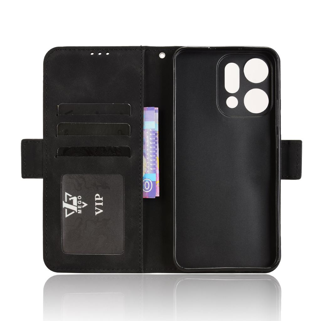 For Oppo Reno14 Pro 5G (Global) Leather Case Phone Wallet Cover with Multiple Card Slots