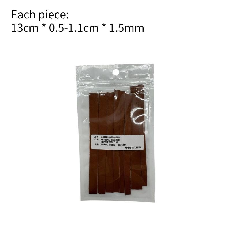 Premium Leder Power Pad für Tennisschläger Stoßdämpfung und verbessert Saitenschutz