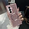 Luxury Bling Glitter Magnetic Phone Case For Samsung Z Fold 7 6 5 4 3 5G For Magsafe Wireless Charging Protective Back Cover