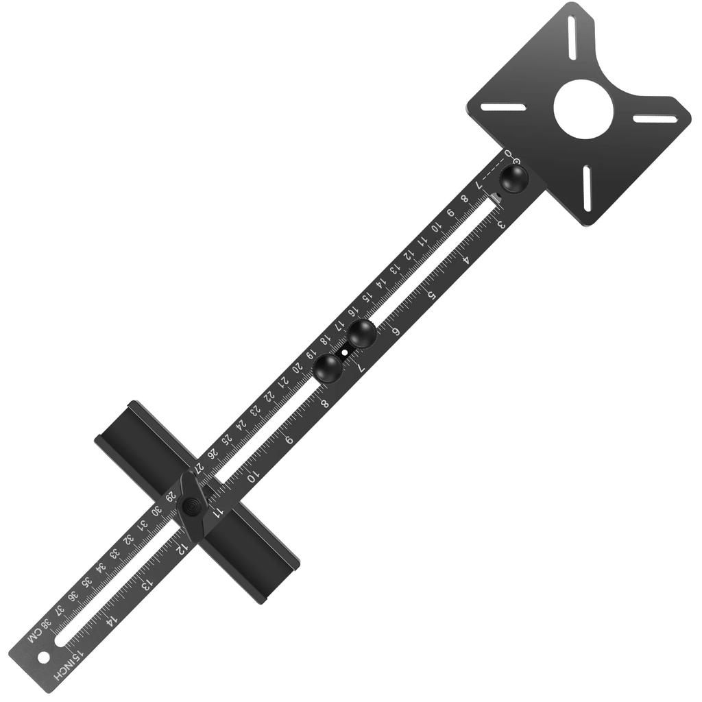 Aluminum Alloy Router Milling Groove Bracket Adjustable Woodworking Router Circle Jig for Trimming Machine