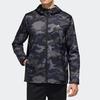 Adidas Mh Wb Camo Hooded Sports Jacket Men Jackets Black GF3967