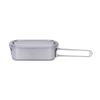 Titanium Bento with Lid & Handle Leak Proof Lunch Box Container Ultralight Outdoor Camping Cookware Ti2081C-83C