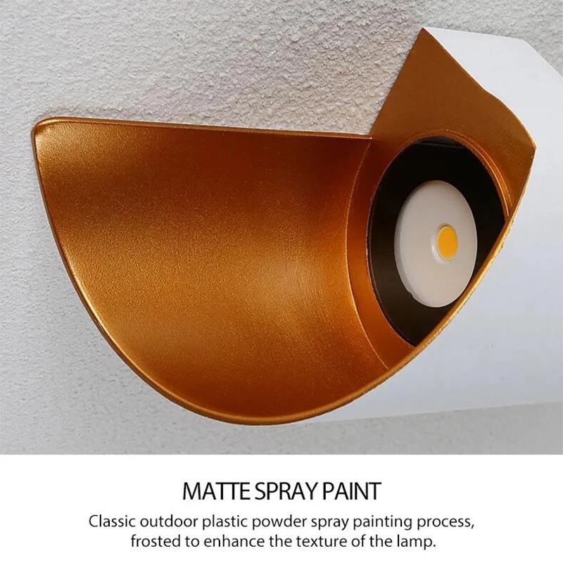 Spiral Design LED Wall Lamp 10W Indoor Wall Lights Waterproof Outdoor Modern Nordic Sconce Lamp Interior Wall Light Home Decor