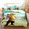 Wolf PUSS IN BOOTS Bedding Set Printed Bed Set With Pillowcase Bed Duvet Cover Soft Single Double Queen Super King Size