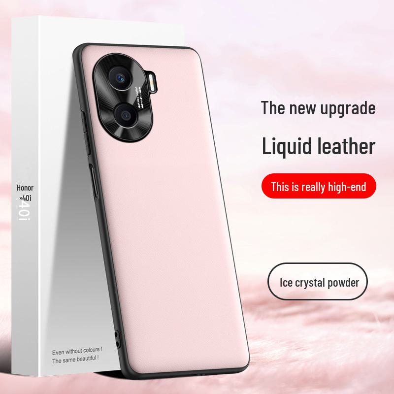 Fallschutz- und schmutzabweisende Flüssiglederhülle für das Mobiltelefon Honor X40i, Einzelversand.