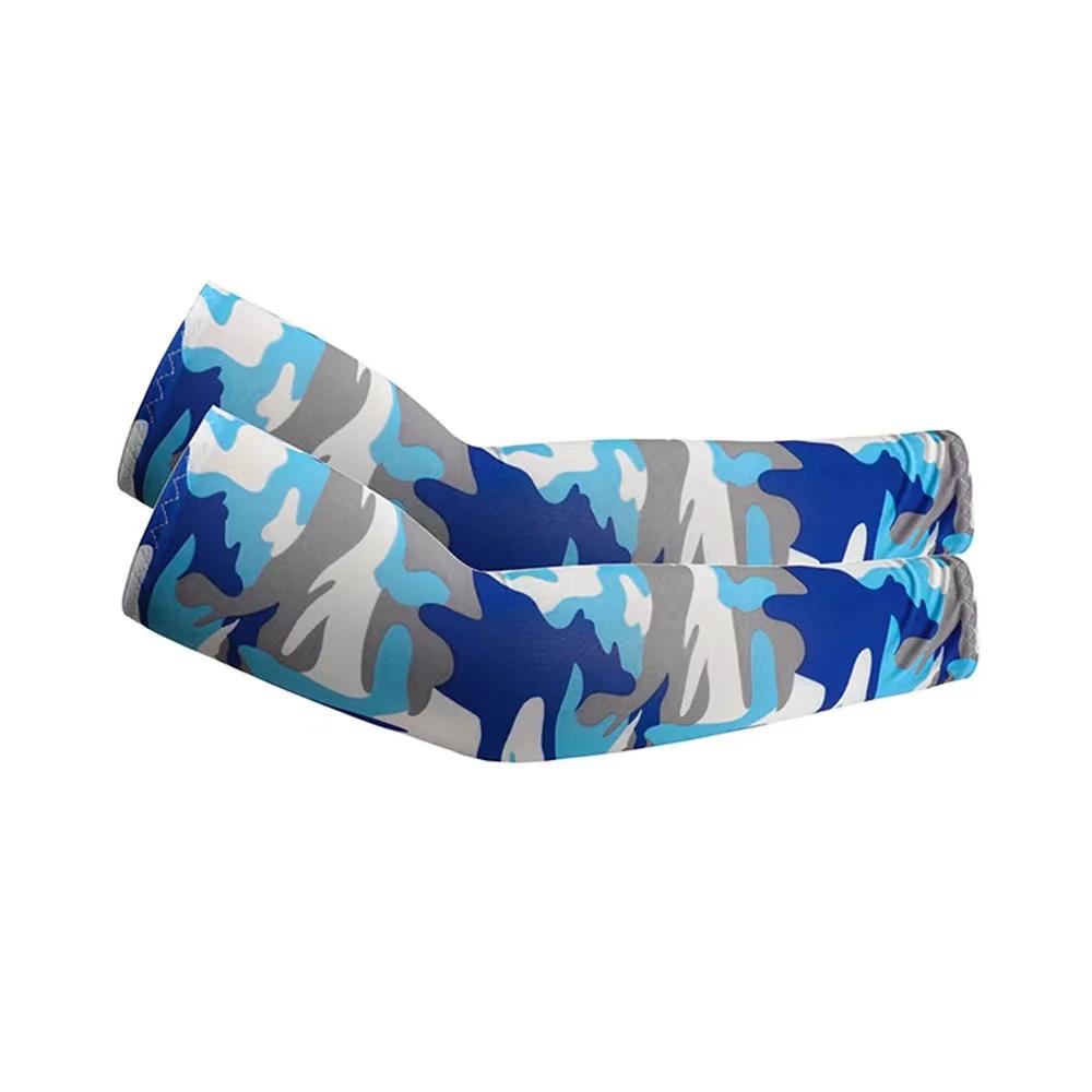 2Pcs Arm Sleeves Warmers Sports Sleeve Sun UV Protection Hand Cover Cooling Warmer Running Fishing Cycling