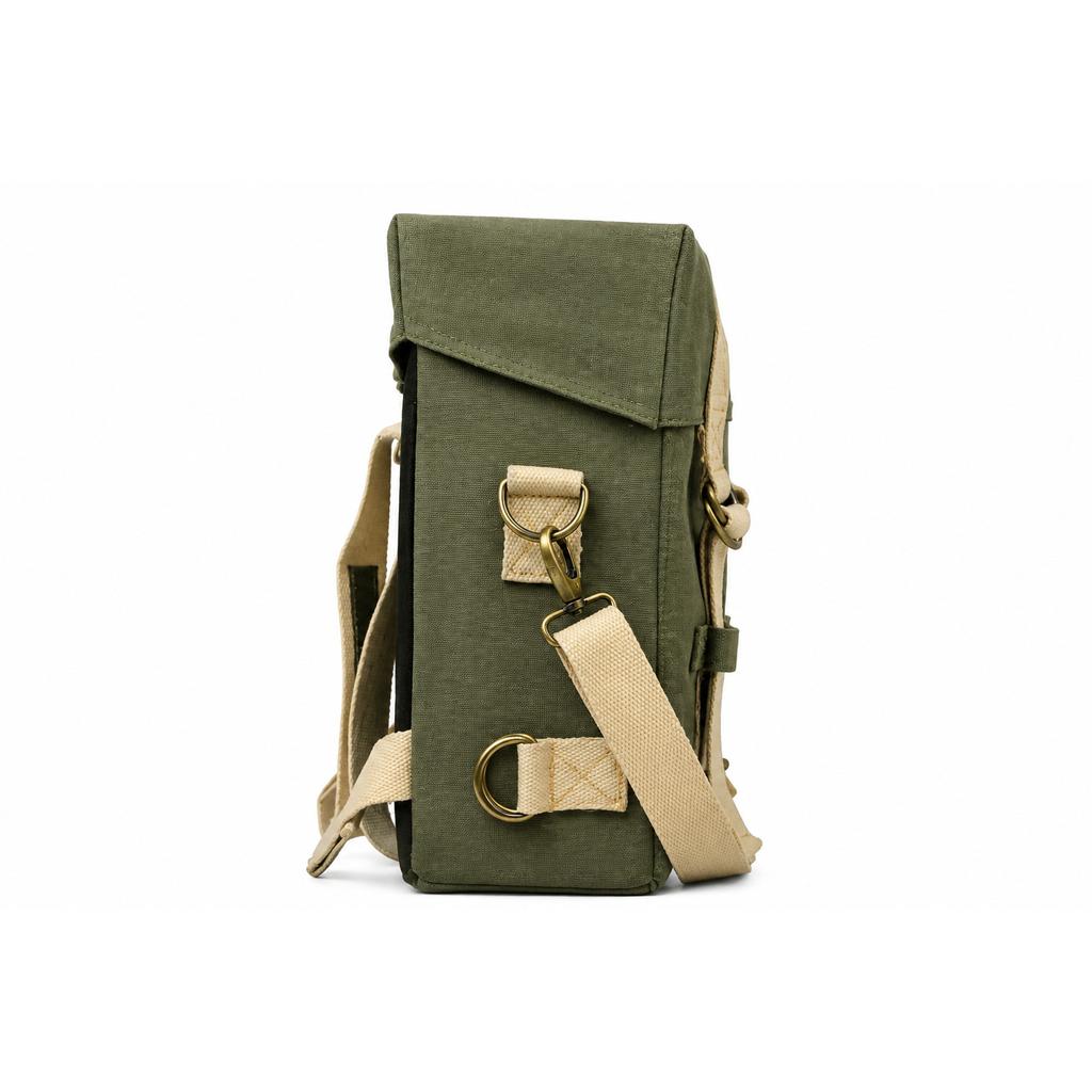 Dark Green "Pannier Bag Pair With Mount" Fit For Royal Enfield Meteor 350