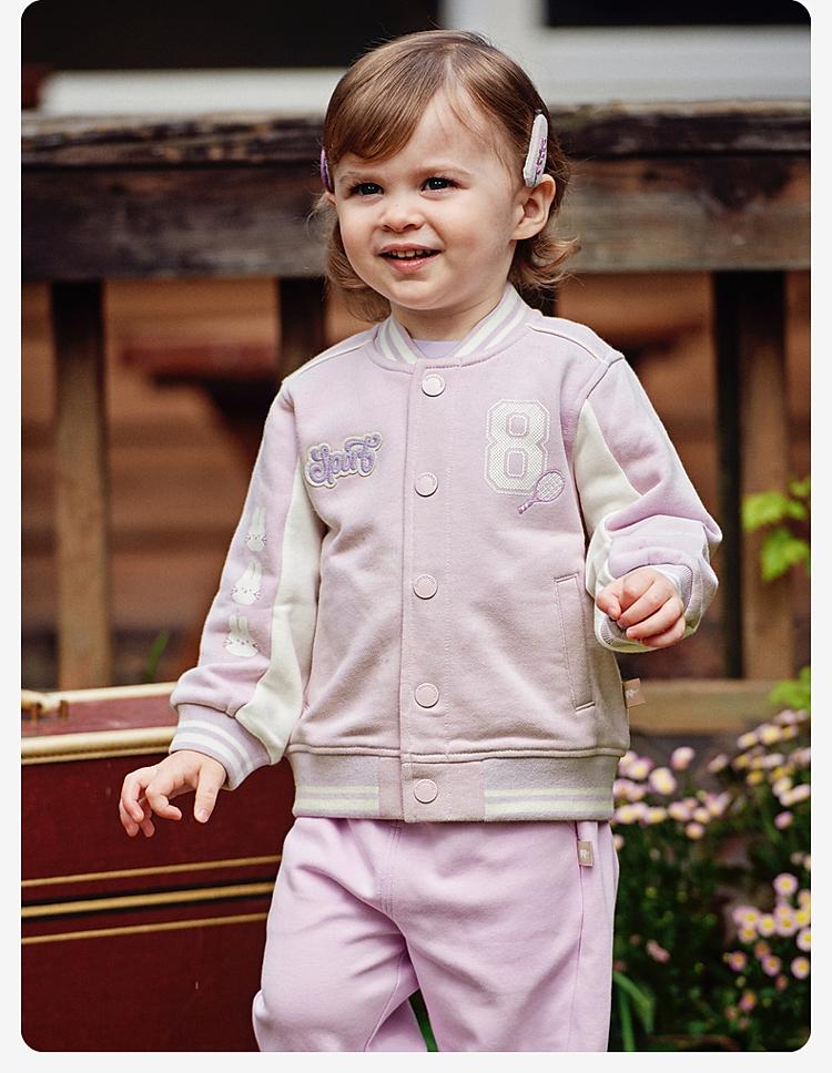 David Bella Children's Jacket Spring Dress Boys' Sports Top Girls' Baseball Jacket Western Style Children's Clothing