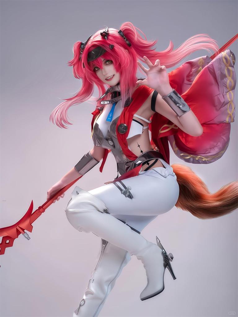 Narushio Cosplay Lupa Cosplay Lupa Meichou from Wuthering Popular Game Costume for Photoshoots [NOKIJP] Costume, Waves, (Lupa, L)