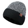 Color blocked Wool Hat Big Head Circumference In Autumn and Winter Warm and Cold Protection Versatile Knitted Hat Ear Protection Cold Hat