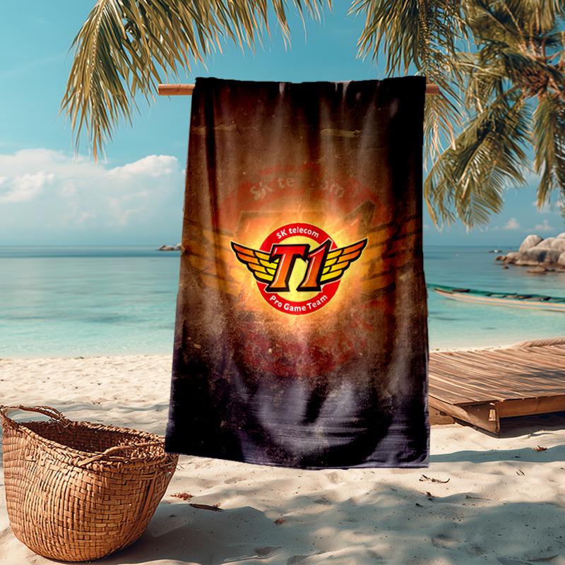 T1 Fashion Beach Towel: Ideal for Summer Adventures Soft, absorbent and quick drying suitable for swimming and bathing