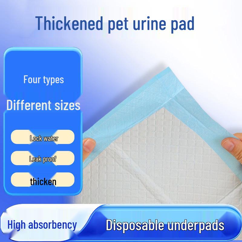 Thickened Absorbent Dog Training Pads - Pet Urine Resistant Sheets