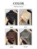 Women's High-Neck Lace Jacquard Base Layer Top - Fleece or Thin-Lined for Autumn & Winter Warmth.