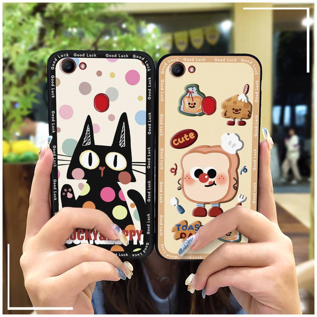 Anti-dust Cartoon Phone Case For OPPO F7 Graffiti Soft Case Silicone Protective Dirt-resistant Anti-knock Full Wrap TPU