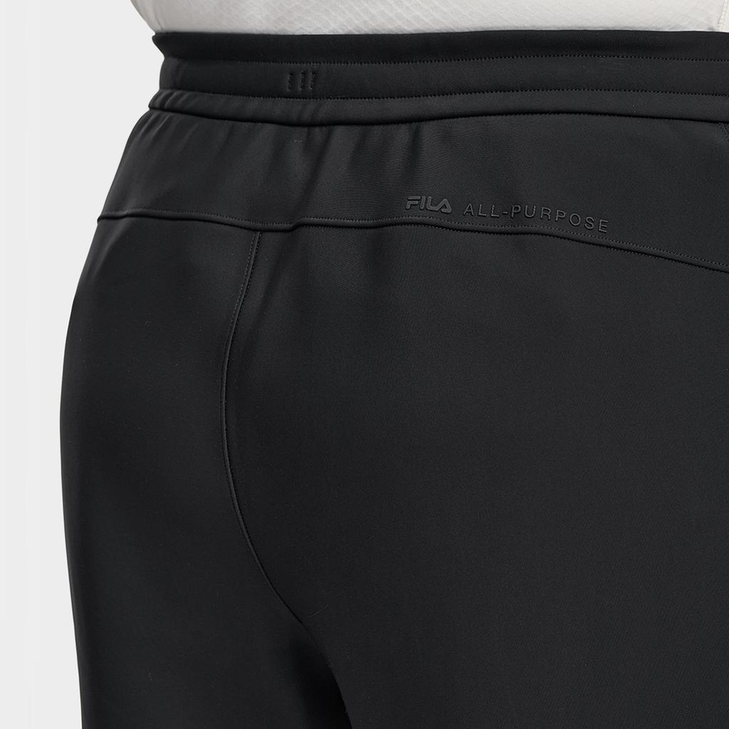 Fila A.P. Simple Casual Training Versatile Comfortable Knitted Sports Pants Men Bottoms Deep-Black A11M611603FBK