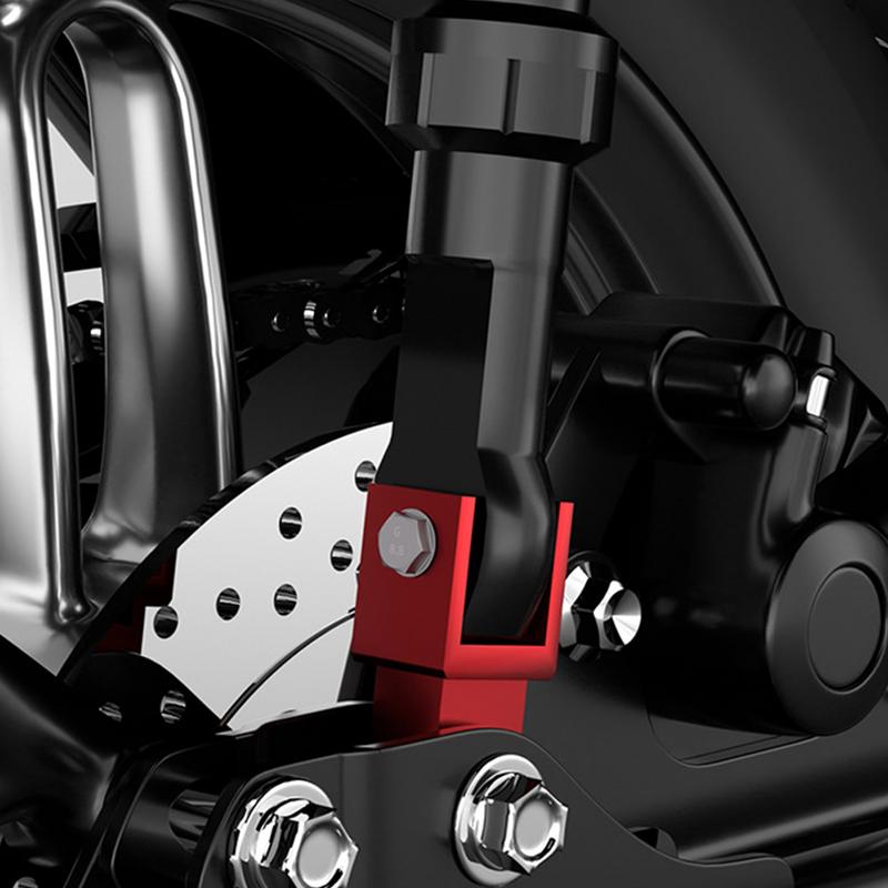 Motorcycle Shock Bracket 2pcs Motorcycle Riser Heightening Adapter With Screw Front Shock Extension Absorber Aluminum Alloy