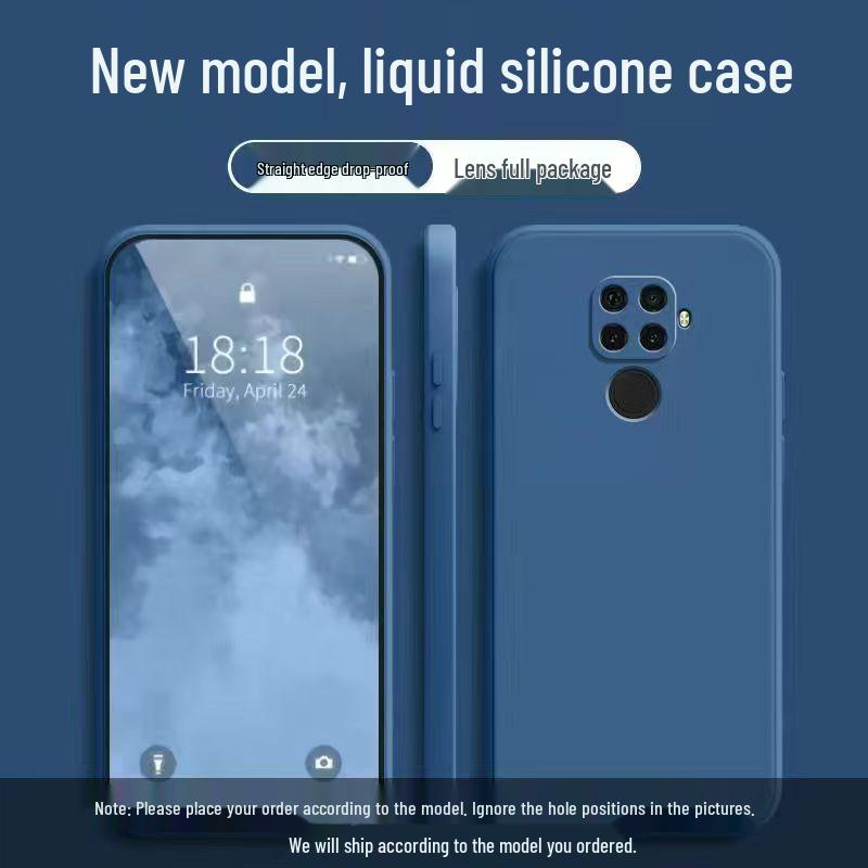 Liquid Silicone Full Coverage Drop Protection Case for Huawei nova5iPro - Skin-Friendly & Simple Style