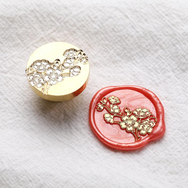 Vzor Javorových Listů Sedmikrásky Pečetní Razítko Retro Pečetní Vosk Razítko Vyměnitelná Hlava Květiny List Zdobit Dárek Povijnice Kapradina