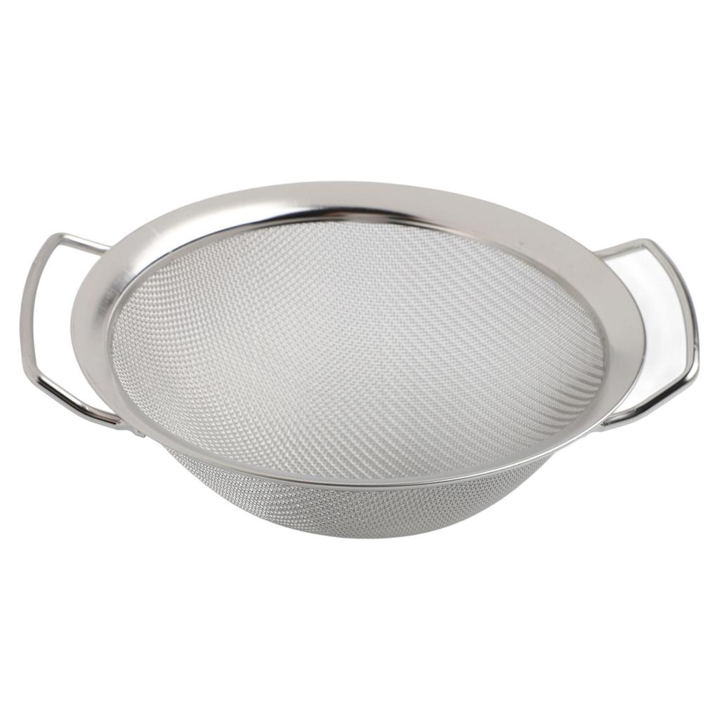 Easy To Clean Double Handle Fine Mesh Strainer Basket Stainless Steel