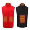 Unisex vyhřívaná vesta USB vyhřívací vesta 3 teplotní režimy 4 vyhřívací zóny Vesta Kabát Stojáček Větruodolný Elektrický termo kabát