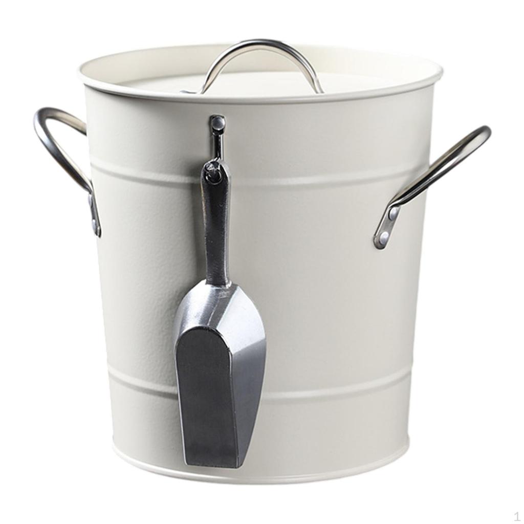Tub with Lid And Scoop for Wine, Beer, More