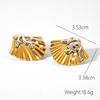 Yori 2025 New Gold Silver Mix Color Geometric Stainless Steel Earrings Waterproof and Hypoallergenic Summer Party Jewelry