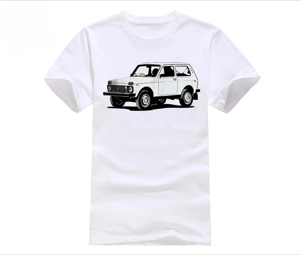 Nuova T-shirt Estiva Fresca Niva 4x4 Taiga Fuoristrada Cotone T-shirt Multicolore Bushunisex Cossacco Cotone Maglietta