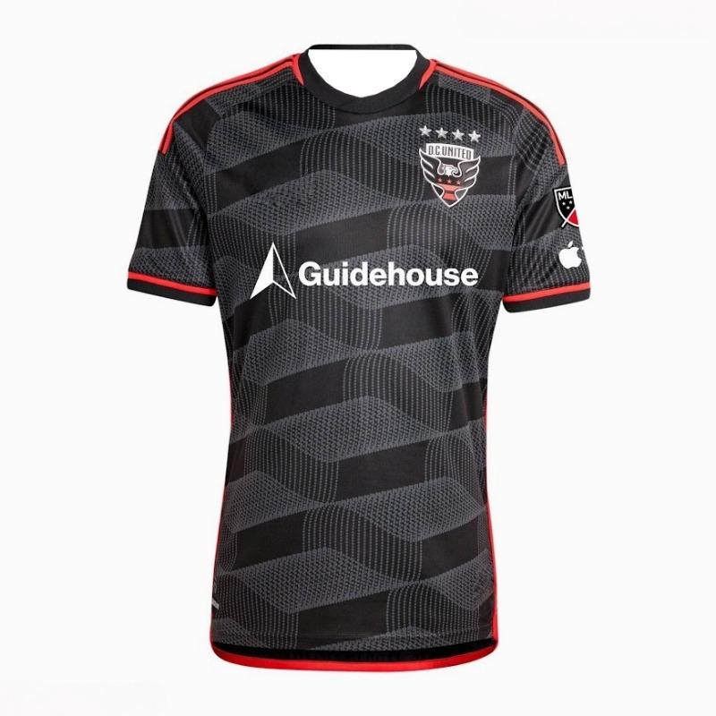 Camiseta de Local DC United 2026 Nueva Camiseta de Fútbol para Hombre Patrocinador Guidehouse Camiseta de Fútbol MLS Versión para Aficionados Kit Negro Rojo