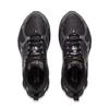 Li Ning Boom Support Cushioning Slip Resistant Abrasion Resistant Rebound Low top Running Shoes Men's Black Gray ARXV005-2