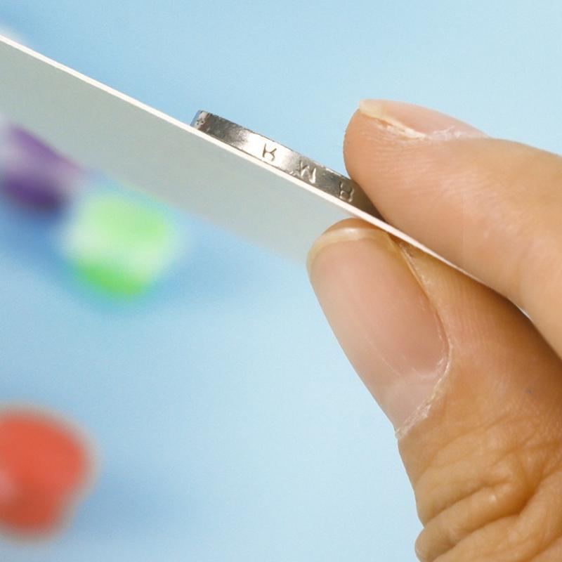 50 st ArtCraft Akvarellpapper Postkort-Förtjockade Kvadratiska, Cirkulära & Rektangulära Blanka Kort för Teckning, Vokabulär- & Meddelandekort