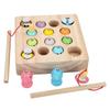 Wooden Children's Educational Magnetic Bee Fishing Game