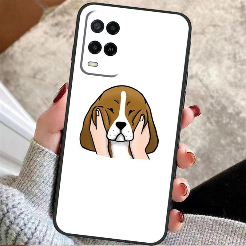 

The Beagles Funny Cartoon Dog Case For OPPO A96 A76 A16 A98 A78 A58 A18 A15 A17 A77 A5 A9 A74 A94 A52 A72 A53S A54S A57S OPPO A53 2020