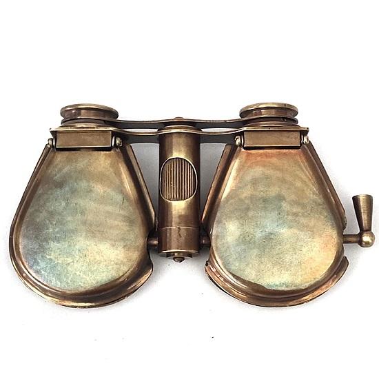 naval Antique brass binoculars R & J Beck Ltd, London, 1857