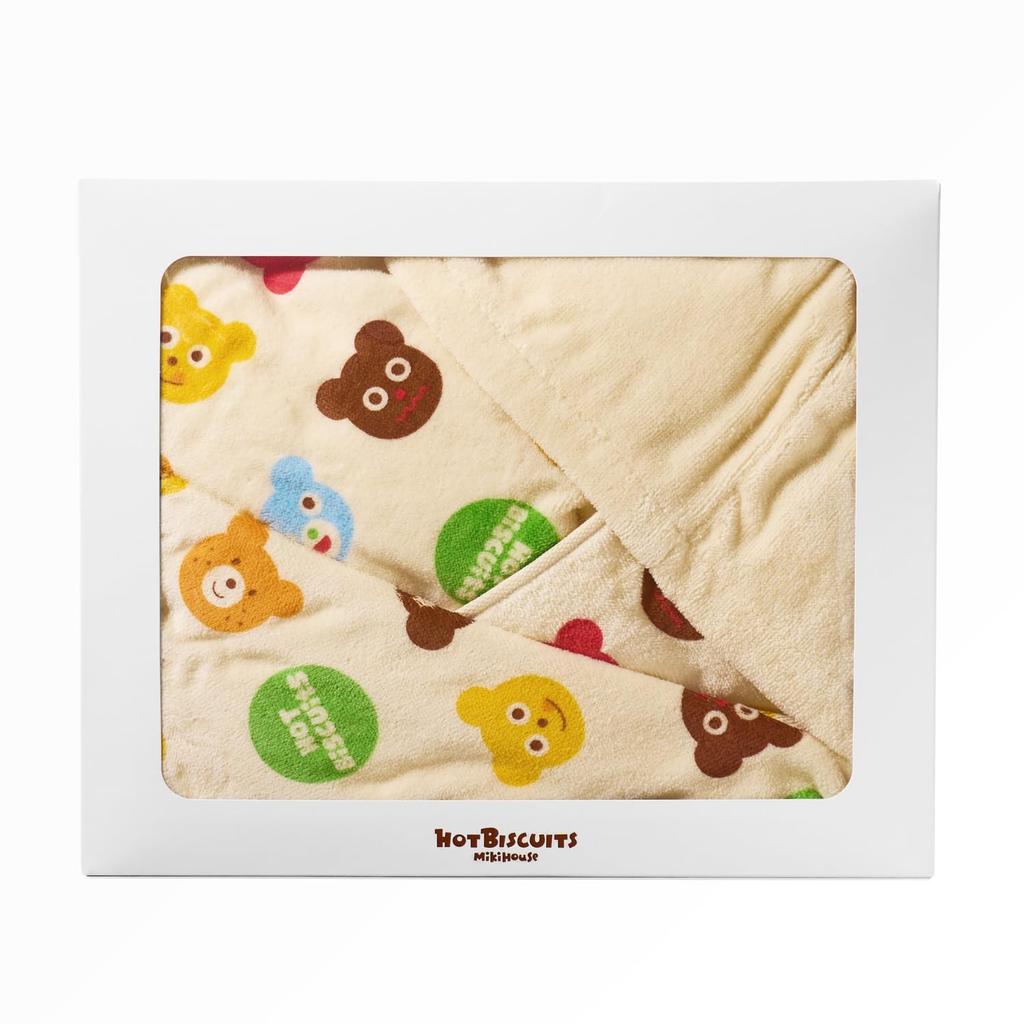 MIKI HOUSE HOT BISCUITS Bath Poncho Set Gift Set for Boys and Girls, Baby Clothes, Baby Gift, Box Included, Multicolor, No Size, 70-8105-681