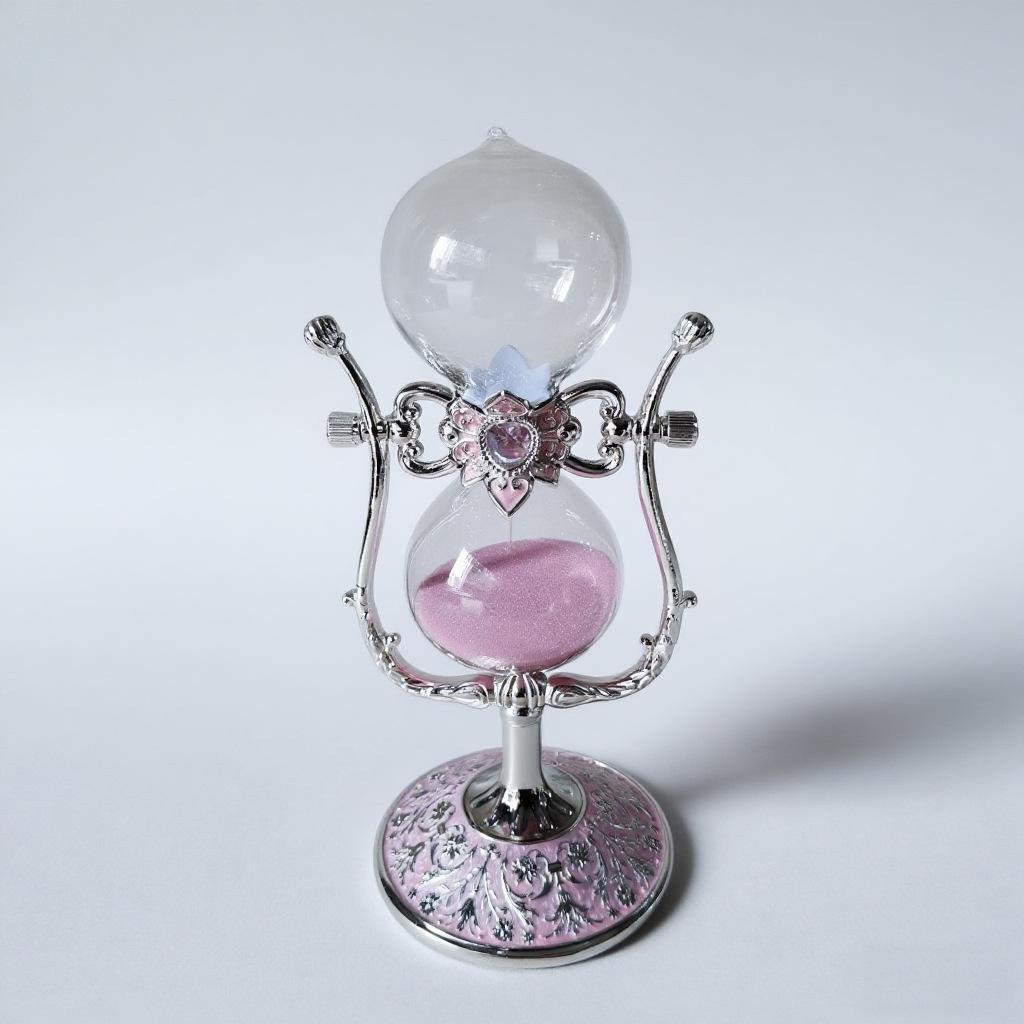 

Silent Hourglass Timer for Study and Office Desk Decor Small 15 minutes