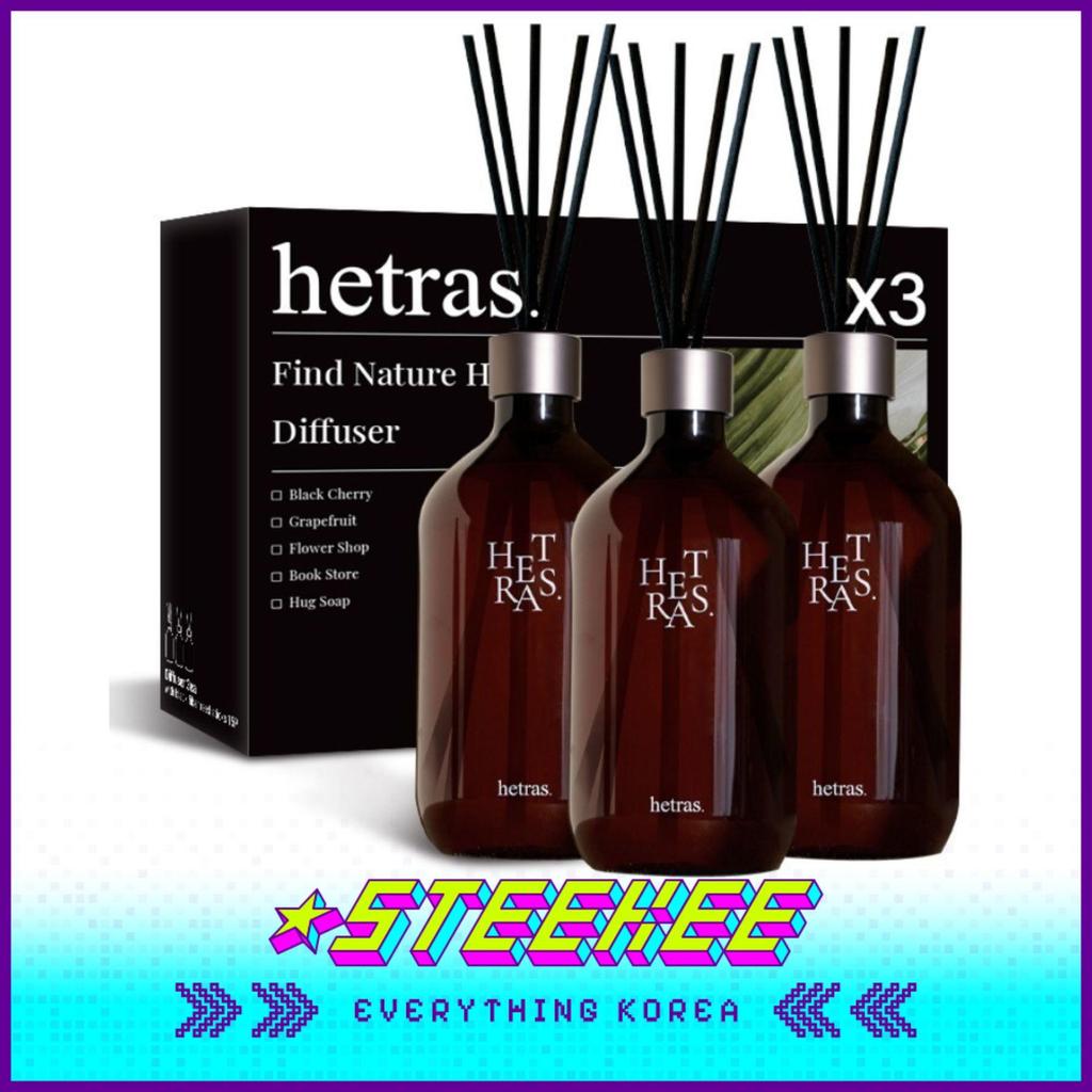 Hetras Premium Diffuser Home Fragrance Set of 3 1500ml by Steekee Korea 3050