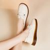 Damskie mokasyny skórzane buty płaskie do jazdy codzienne buty do chodzenia minimalistyczne letnie buty ciążowe dla dziewczyny plus size