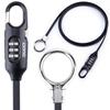 CXWXC Bicycle Wire Lightweight and Earth Black Lock, Compact, 3-Digit Dial, 1.8m Long, Lock, Anti-Theft, (PL-3001)