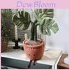 Peluche Monstera Pianta Imbottita con Imbottitura in Cotone PP Realistica Decorazione da Scrivania per Ufficio per Casa Vivaio