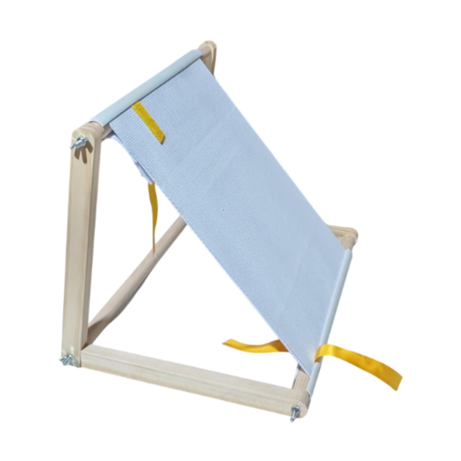 

Cross Stitch Frame Wood Professional Sturdy Desktop Sofa Cross Stitch Frame Needlework Holder for Studio Office Home Needlework