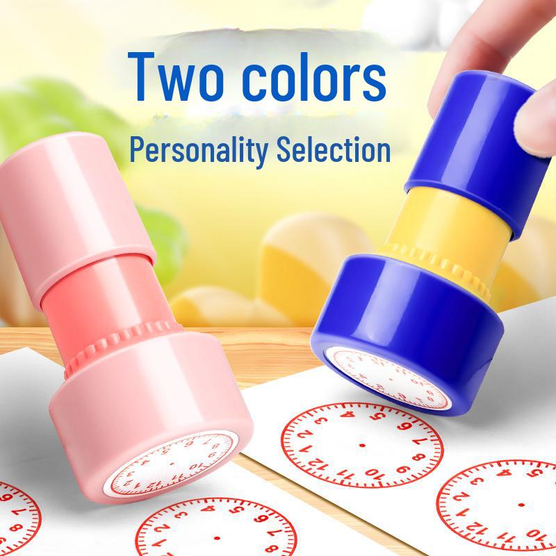 Second Grade Clock Model: Teaching Aids for Kids To Learn Time - 3-Pin Math Learning Toy