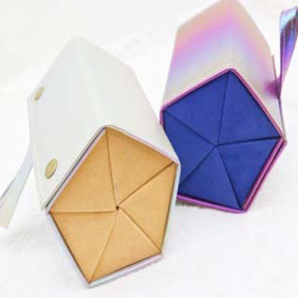 Magnetic Button Five Lattice Glasses Storage Box Portable Glasses Protective Case Work