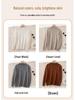 Kinder Woll-Pullover mit halbem Rollkragen für Jungen & Mädchen - Herbst/Winter Strickware in Maillard-Farben