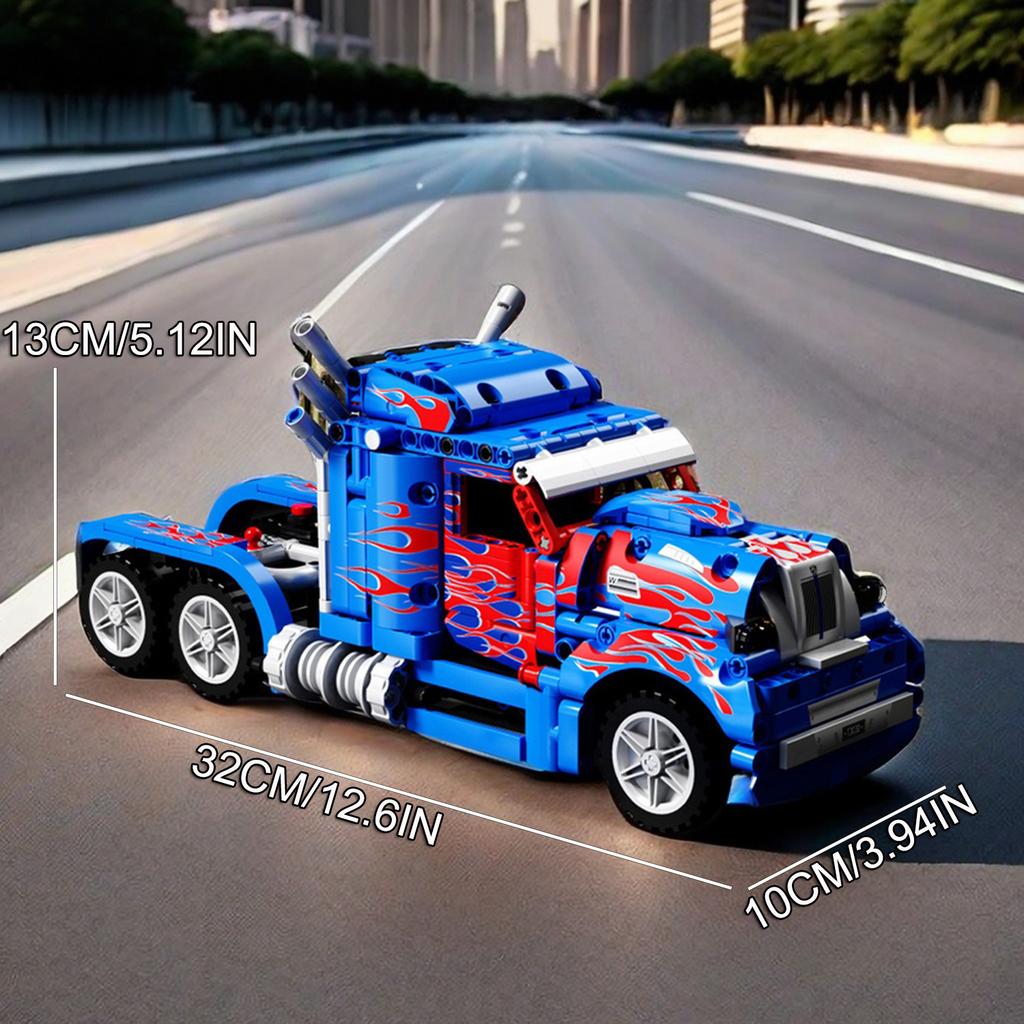 619PCS Building Blocks Toy Race Car Model Pull-Back Cars Assembly Bricks Set Educational Toys Desktop Decoration Christmas Gift
